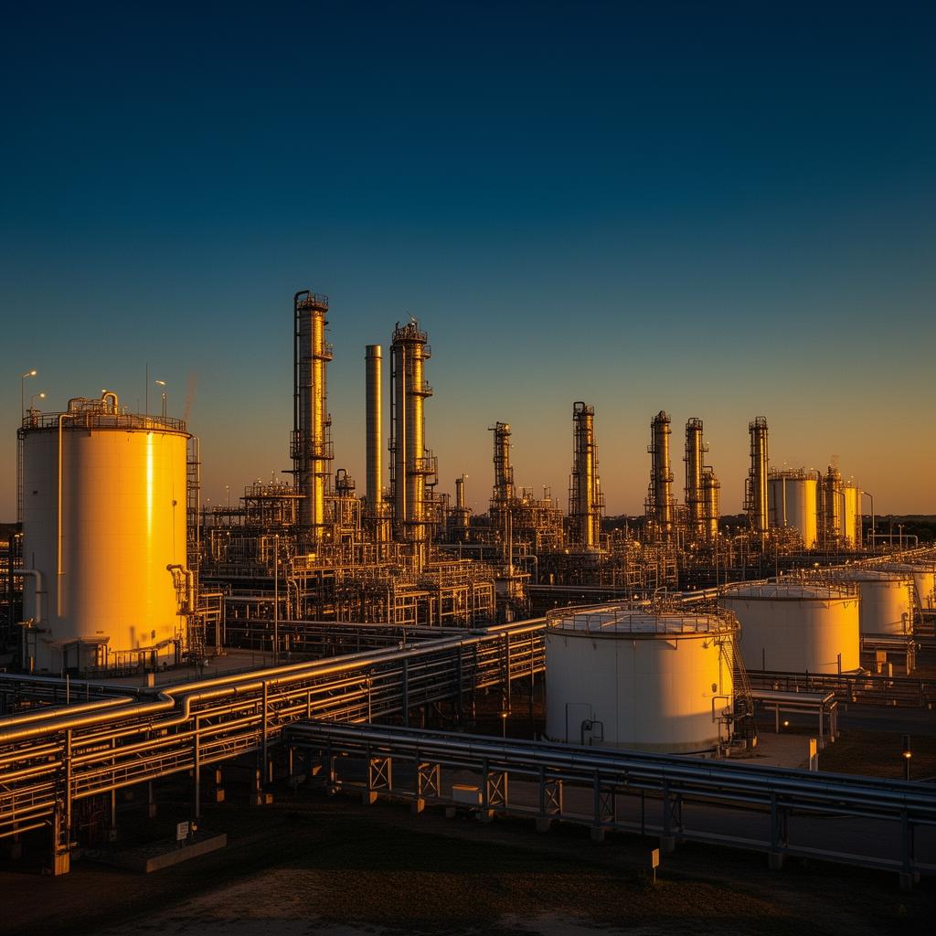 Промышленный нефтеперерабатывающий комплекс